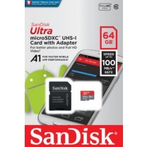 obrázek Paměťová karta SanDisk Ultra microSDXC 64GB + SD adaptér 