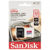obrázek Paměťová karta SanDisk Ultra microSDHC 32GB + SD adaptér 