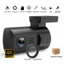 obrázek SLEVA: Autokamera Topcam FRONT WiFi 4K s dálkovým ovládáním a CPL filtrem zdarma
